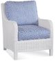 Braxton Culler Tangier Blue/White Aluminum Outdoor Chair-0