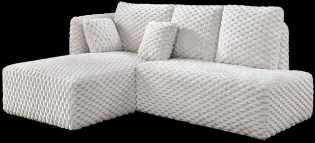 ACME Furniture Manya 2-Piece Ivory Sectional Sofa-0