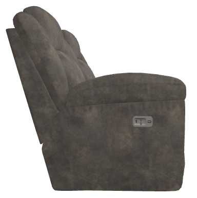 La-Z-Boy® Joel Smoke Power Reclining Loveseat with Console and Headrest-2