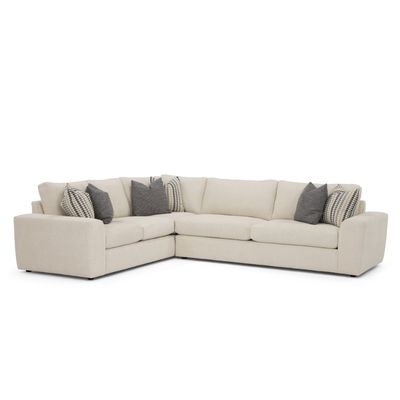 Stanton Dominator Cream 2-Pc Sectional