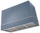 AGA Loge 48" Stone Blue Wall Mounted Range Hood with Brushed Brass Trim-0