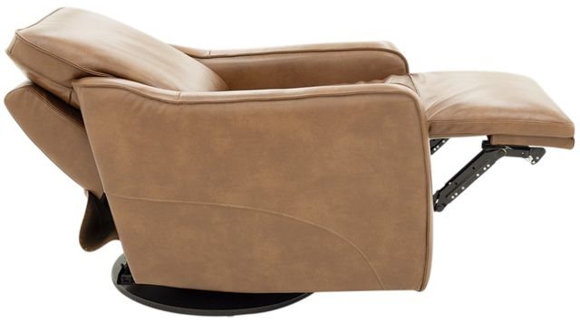 BarcaLounger® Mara Fresco Honey Leather Power Swivel Recliner-1