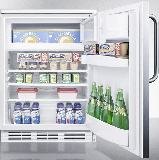 Accucold® by Summit® 24" 5.1 Cu. Ft. Stainless Steel Compact Refrigerator-3