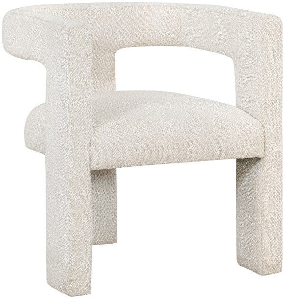 Coaster® Petra Boucle White Upholstered Accent Side Chair-0