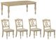 Liberty Furniture Summer House 5-Piece Sand Dune Rectangular Dining Table Set-0