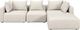 TOV Furniture Hangover 4-Piece Cream Modular Sectional-0