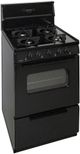 Premier 24" Black Freestanding Gas Range-1