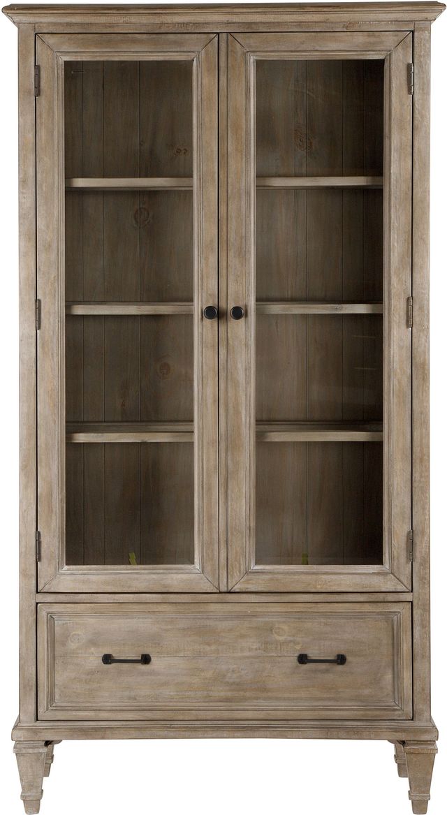 Magnussen Home® Lancaster Dovetail Grey Door Bookcase-0