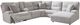 Signature Design by Ashley® Acklen Place 6-Piece Pewter Right-Arm Facing Power Reclining Sectional and Chaise-0
