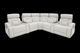 Starwarz 7 Piece White Media Leather Sectional-0