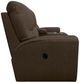 La-Z-Boy® Cassian Teak Manual Reclining Loveseat with Console-3