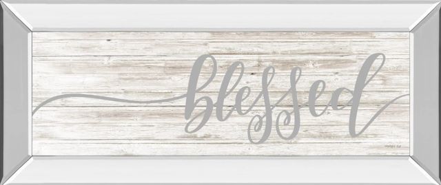 Classy Art Blessed by Imperfect Dust Mirror Framed Wall Art-0