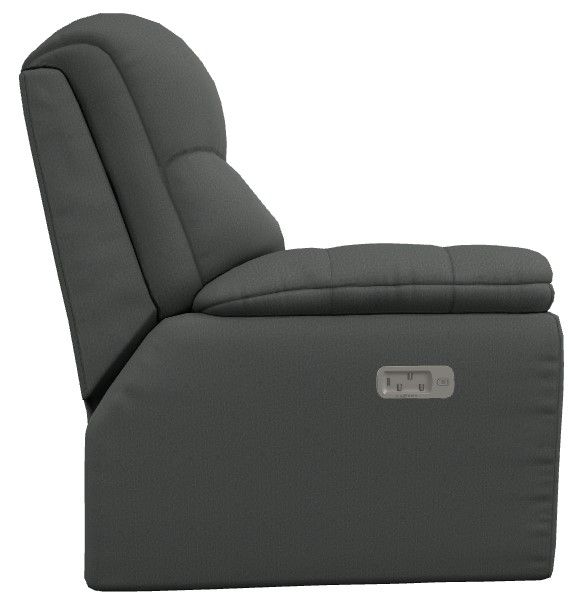 La-Z-Boy® Morrison Indigo Power Reclining Loveseat with Headrest and Lumbar-2