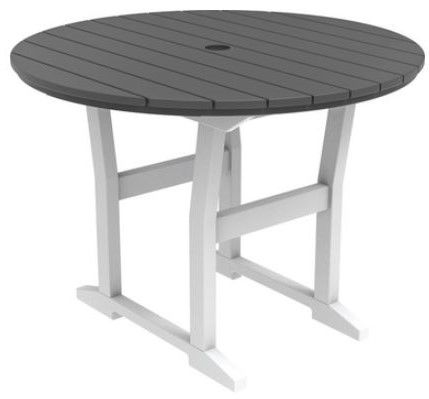 Seaside Casual Coastline Café Round Dining Table-0