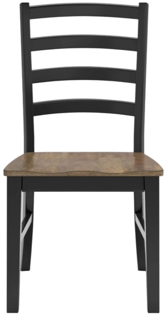 Signature Design by Ashley® Wildenauer Black/Brown Dining Side Chair-1