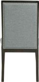 Elements International Donavan Black/Gray Upholstered Dining Side Chair-3