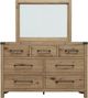Signature Design by Ashley® Ridgester 4-Piece Light Brown King Panel Bedroom Set-3