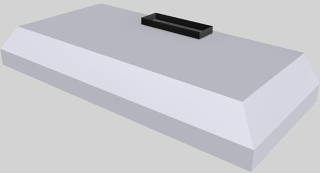 Vent-A-Hood® K Series 42" White Wall Mounted Liner Insert-3