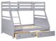Homelegance® Sloane Gray Twin/Full Bunk Bed-5