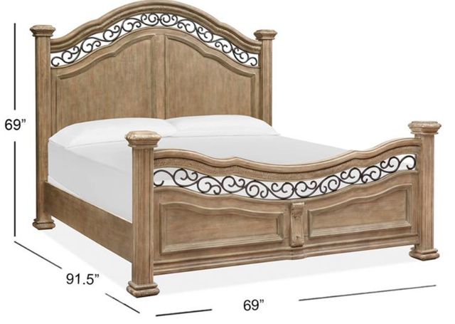 Magnussen Home® Marisol Fawn/Graphite Queen Panel Bed-1