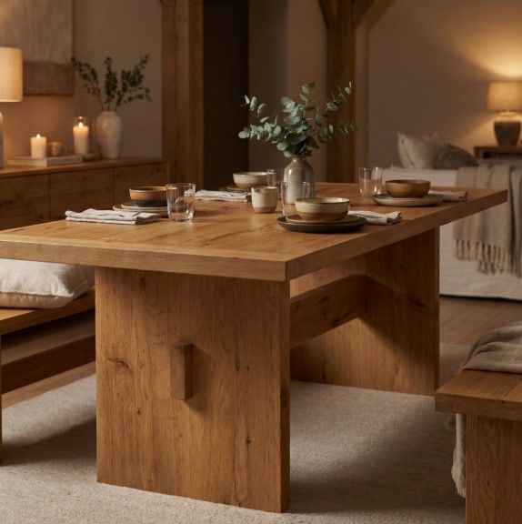 Crestview Collection Brookhaven Tan Dining Table-1