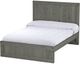 Crate Designs™ Furniture Graphite Twin Youth Panel Bed-0