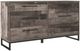 Signature Design by Ashley® Neilsville 4-Piece Multi Gray Queen Platform Panel Bed Set-2