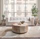 Classic Home Element Beige Upholstered Sofa-1