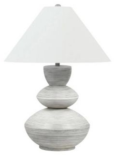Signature Design by Ashley® Brickdon Distressed White Table Lamp