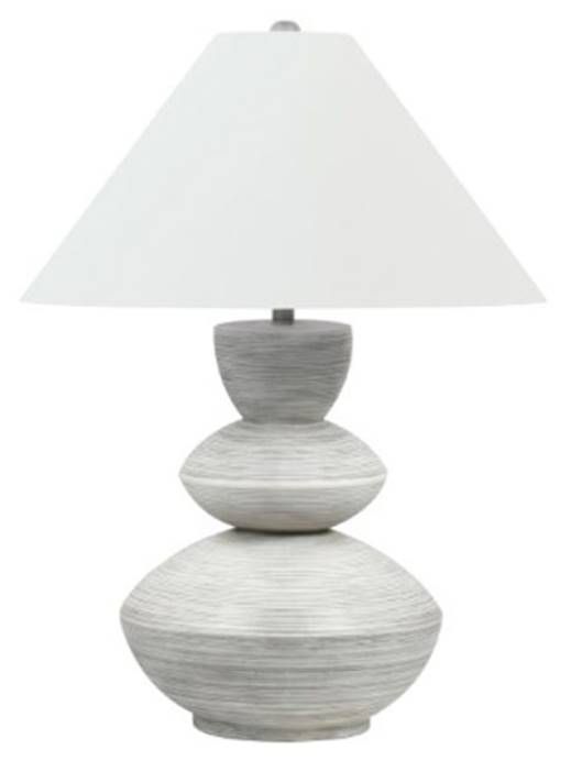 Signature Design by Ashley® Brickdon Distressed White Table Lamp-0