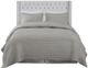 Olliix by Madison Park Amelia Grey King Upholstery Headboard-5