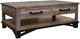 International Furniture Direct Loft Brown Grayish Brown Cocktail Table-0