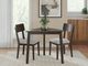 Signature Design by Ashley® Dantenton Beige/Merlot Dining Side Chair-4