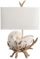 Crestview Collection Sleeping Shell White Table Lamp-1