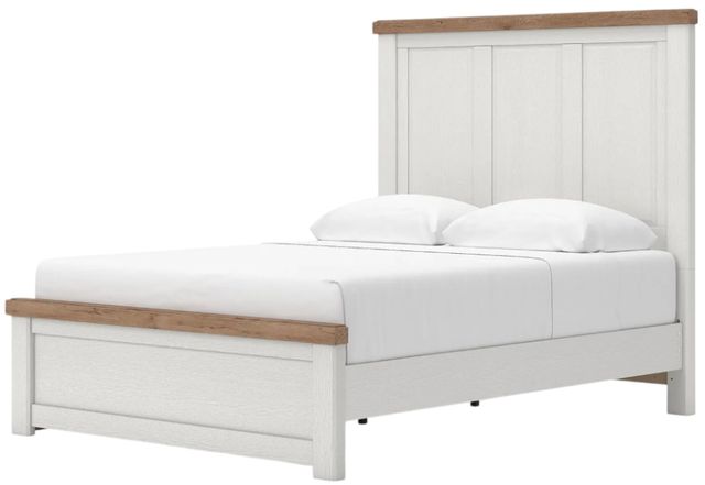  Signature Design by Ashley® Savonport Brown/White Queen Storage Panel Bed-3