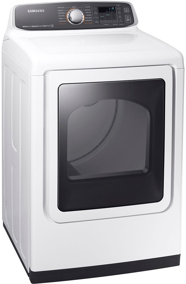 Samsung 7.4 Cu. Ft. White Front Load Gas Dryer-2