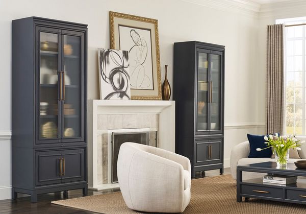 aspenhome Alexander Midnight Display Cabinet