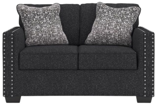 Benchcraft® Jasmine Peaks Coal Loveseat-1