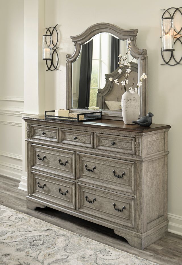 Signature Design by Ashley® Lodenbay Antique Gray/Brown Dresser and Mirror-3
