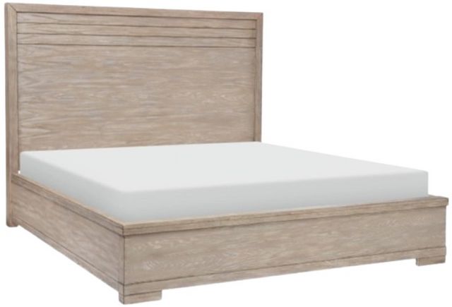 Legacy Classic Westwood Weathered Oak Queen Panel Bed
