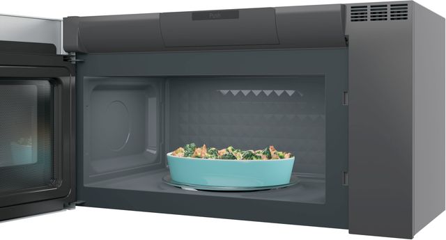 GE Profile™ 2.1 Cu. Ft. Stainless Steel Over The Range Sensor Microwave Oven-2