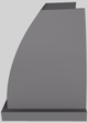 Vent-A-Hood® Designer Series 42" Gunsmoke Wall Mounted Range Hood-1