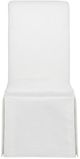 Coaster® Shawna 2-Piece White Upholstered Skirted Side Chair Set-4