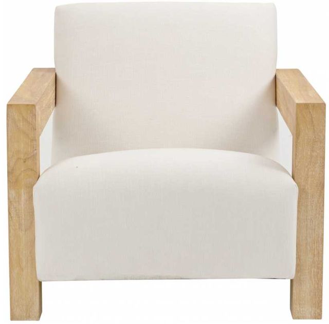 Meridian Furniture Ward Cream/Natural Accent Chair-1