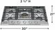 Frigidaire Professional® 30" Stainless Steel Gas Cooktop-1