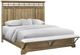 Bernards Bellamy Lane Caramel Queen Panel Bed with Bench-0