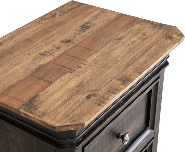  Napa Furniture Design Grand Louie Misty Night/Wheat 2-Drawer Small Nightstand-1