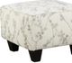 Corinthian Furniture Brentwood White Accent Ottoman-1