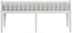 Universal Explore Home™ Modern Farmhouse Finn Coconut Metal/Picket Fence Dining Bench-3