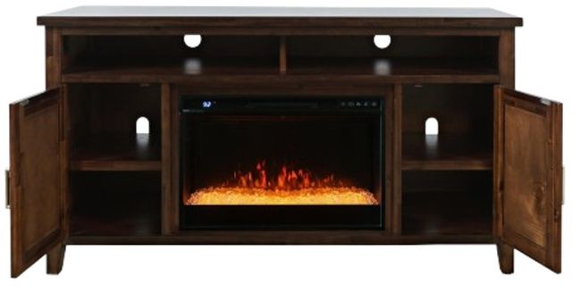 Jofran Inc. Urban Icon Merlot Electric Fireplace Media Console-3